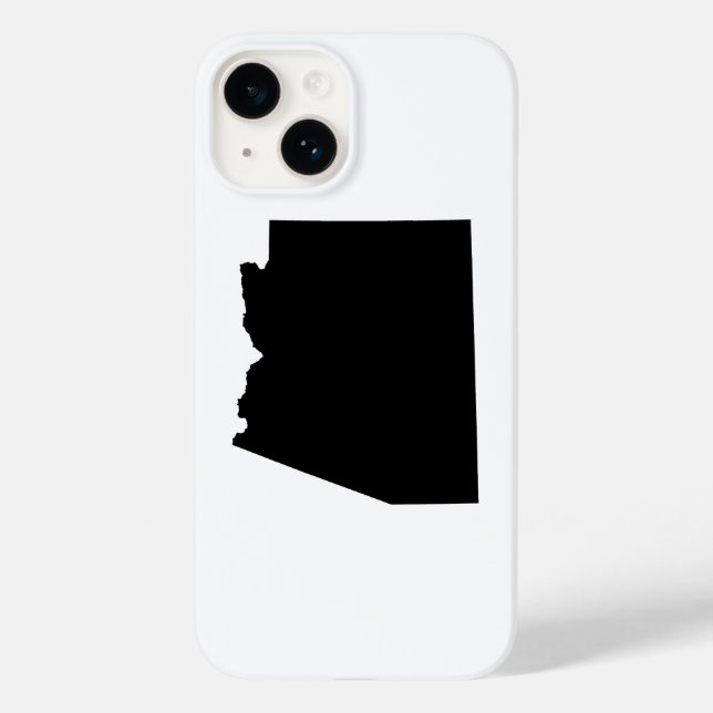 Coques Case-Mate iPhone Arizona en noir (Verso)