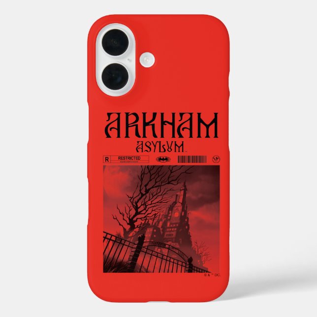 Coques Case-Mate iPhone Arkham Asylum : Restreint (Verso)