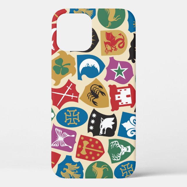 Coques Case-Mate iPhone Armoiries : Arrière - plan héraldique. (Verso)