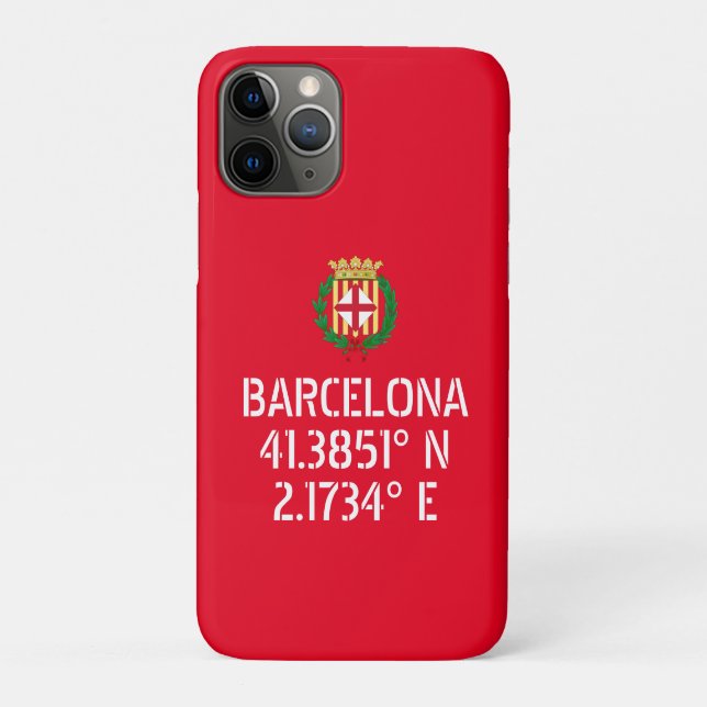 Coques Case-Mate iPhone Armoiries de la Latitude de Barcelone (Dos)