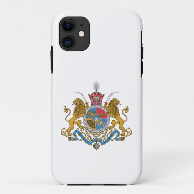Coques Case-Mate iPhone Armoiries impériales de l'Iran (1925-1979) (Dos)
