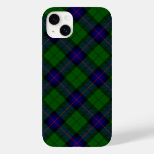 Coque Pour iPhone 14 Plus Armstrong tartan bleu et vert plaid