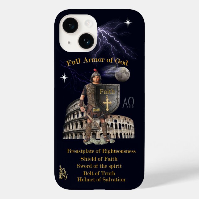 Coques Case-Mate iPhone Armure complète de DIEU (Verso)