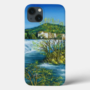 iPhone 13 Coque ARNO RIVER À ROVEZZANO Florence Paysage toscan