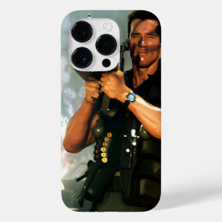 Coque Pour iPhone 14 Pro Arnold avec bras Bazooka