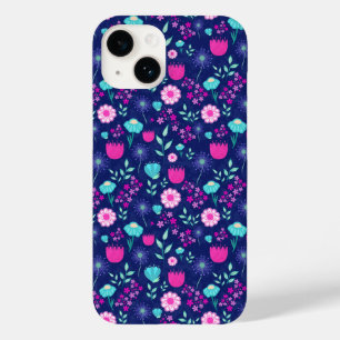 Coque Pour iPhone 14 Arrière - plan à motif floral mignon