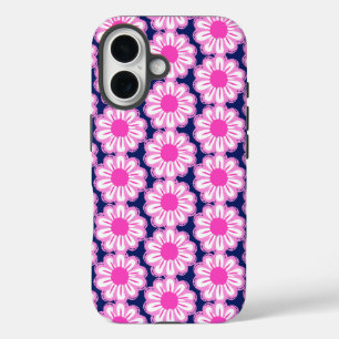 Coques iPhone 16 Arrière - plan à motif floral mignon