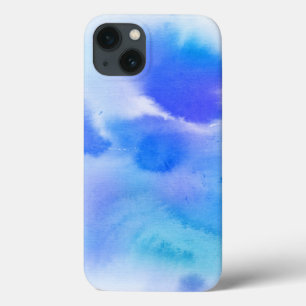 iPhone 13 Coque arrière - plan Abstrait aquarelle peint main.