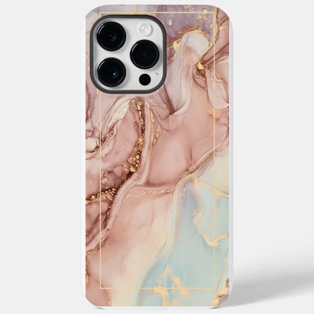 Coques Case-Mate iPhone arrière - plan abstrait beige (Verso)