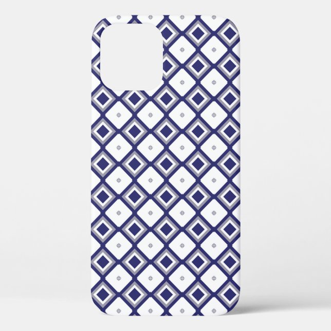 Coques Case-Mate iPhone arrière - plan Abstrait géométrique ornemental vin (Verso)