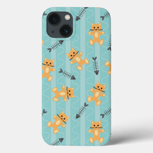 Coques Case-Mate iPhone arrière - plan avec des chats (Verso)