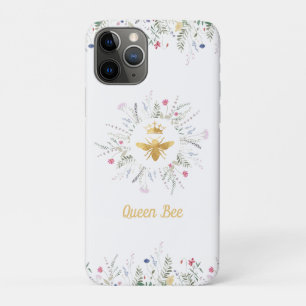 Case-Mate iPhone Case arrière - plan blanc de la reine fleur sauvage