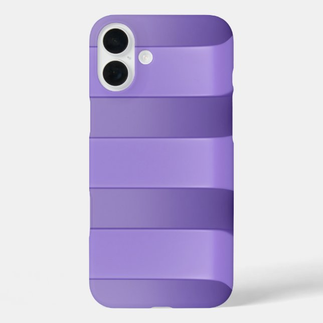 Coques Case-Mate iPhone Arrière - plan de bandes violettes (Verso)