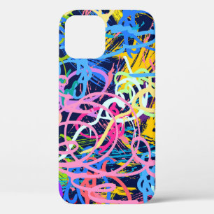 Case-Mate iPhone Case Arrière - plan de beaux-arts. Motif sans faille av