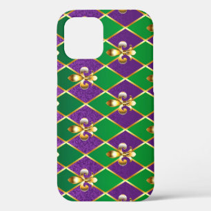 Case-Mate iPhone Case Arrière - plan de bijoux Mardi Gras