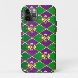 Case-Mate iPhone Case Arrière - plan de bijoux Mardi Gras