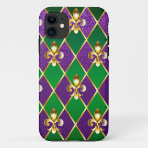 Case-Mate iPhone Case Arrière - plan de bijoux Mardi Gras