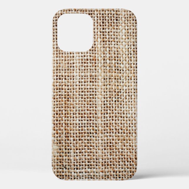 Coques Case-Mate iPhone Arrière - plan de burlap hessian  (Verso)
