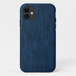 Etui iPhone Case-Mate Arrière - plan de céréales en bois brut en bleu pr