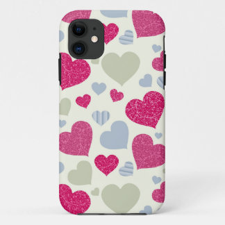 Coque Case-Mate Pour iPhone Arrière - plan de coeurs