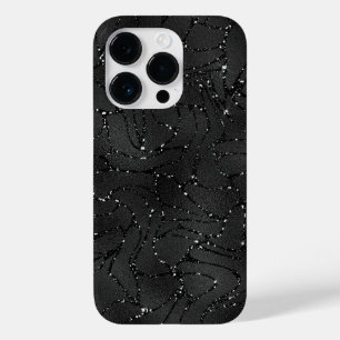 Coque Pour iPhone 14 Pro Arrière - plan de monocristolite noir