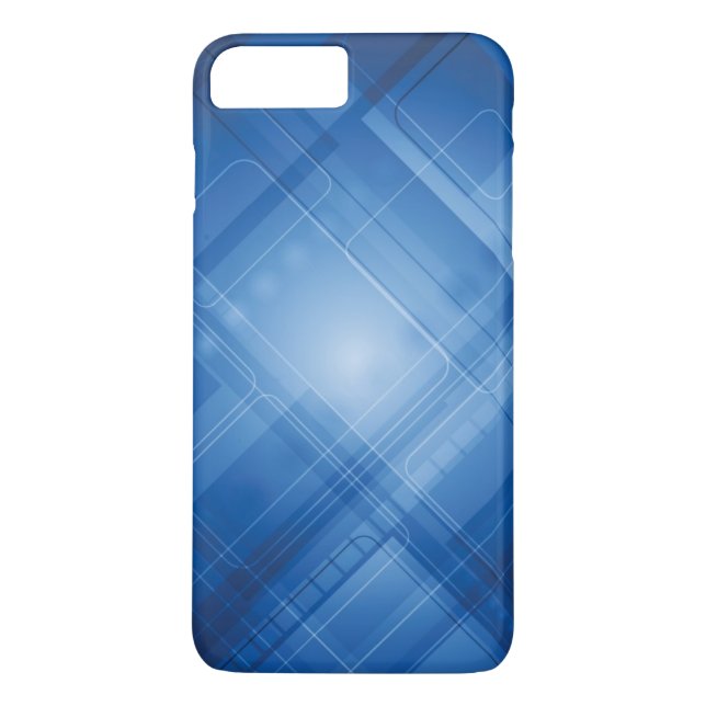 Coques Case-Mate iPhone Arrière - plan de pointe bleu-foncé (Dos)