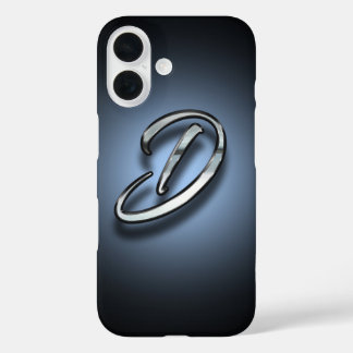 Coques iPhone 16 Arrière-plan de projecteur de monogramme