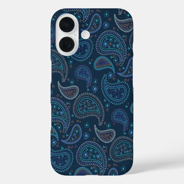 Coques Case-Mate iPhone Arrière - plan de texture Paisleys (Verso)