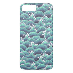 Coques Pour iPhone Arrière - plan décoratif de vague de mer