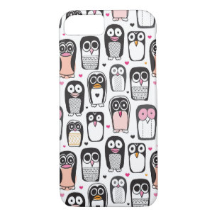 Case-Mate iPhone Case arrière - plan d'illustration d'oiseau de pingouin
