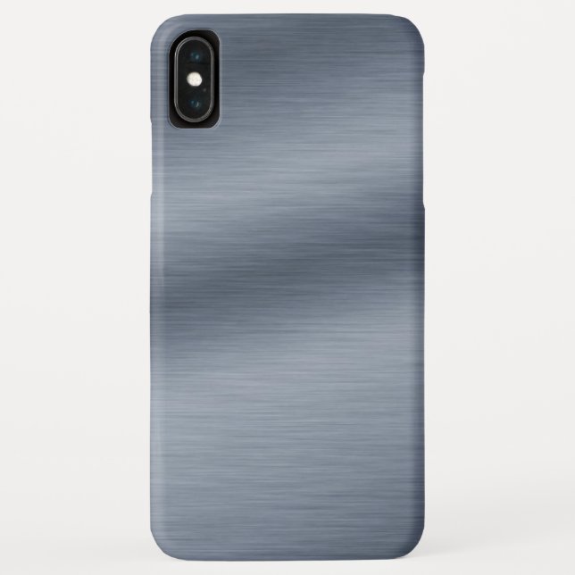 Coques Case-Mate iPhone Arrière - plan en acier brossé (Dos)