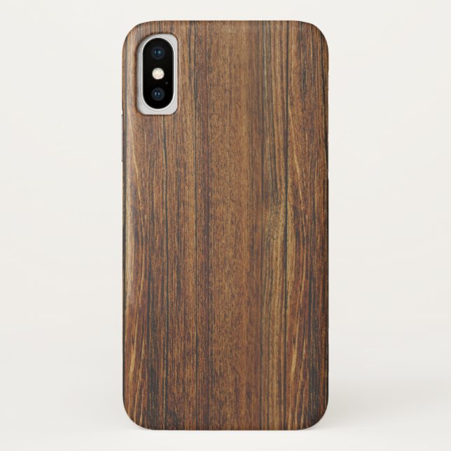 Coques Case-Mate iPhone arrière - plan en bois de chêne (Dos)