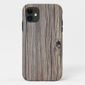 Coque Case-Mate Pour iPhone Arrière - plan en bois Patiné - Customisé