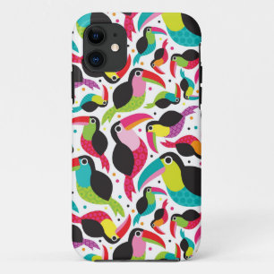 Coques Pour iPhone arrière - plan exotique d'oiseau de toucan du