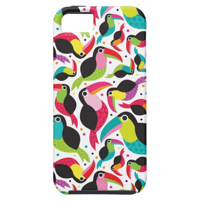 Coques Case-Mate iPhone arrière - plan exotique d'oiseau de toucan du (Dos)