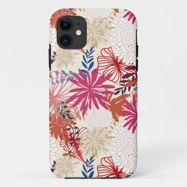 Coques Case-Mate iPhone arrière - plan floral 3 (Dos)