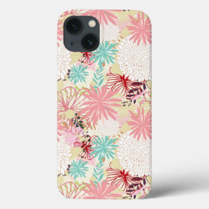 Coques Pour iPhone Arrière - plan floral 4