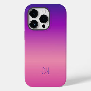 Coque Pour iPhone 14 Pro Arrière - plan mauve et rose ombre