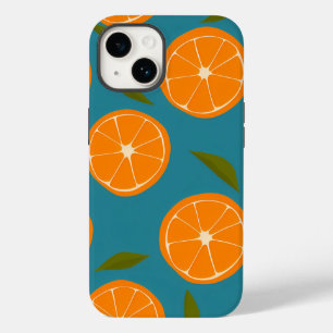 Coque Pour iPhone 14 Arrière - plan Motif Oranges de tranches