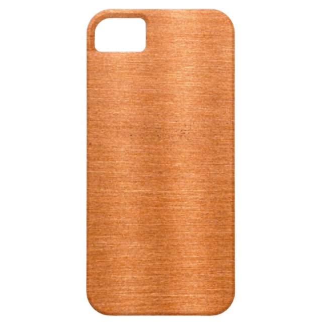 Coques Case-Mate iPhone Arrière - plan onduleux de cuivre poli de texture (Dos)