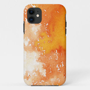 Coque iPhone 11 Arrière - plan peint à la main abstrait
