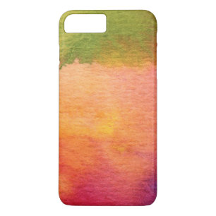 Coques Pour iPhone Arrière - plan peint par aquarelle abstraite
