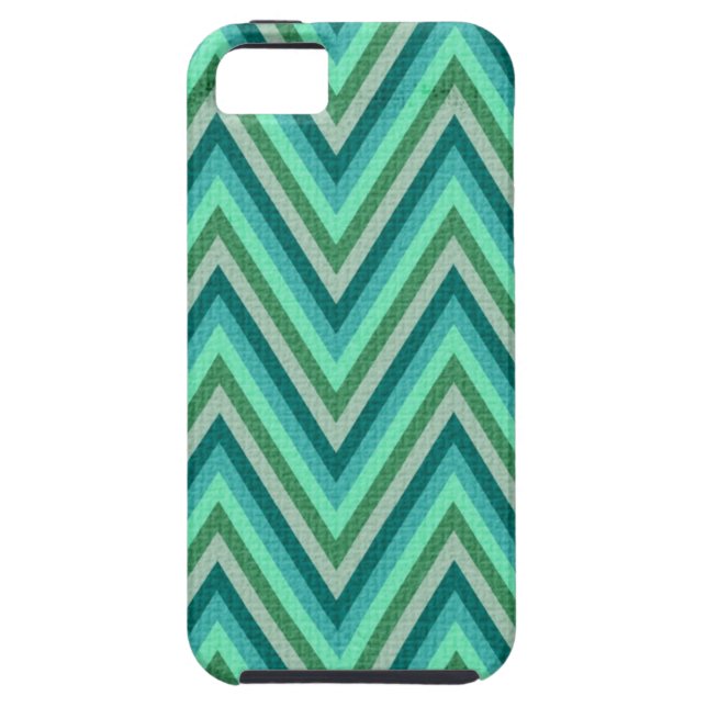 Coques Case-Mate iPhone Arrière - plan rayé de zigzag (Dos)