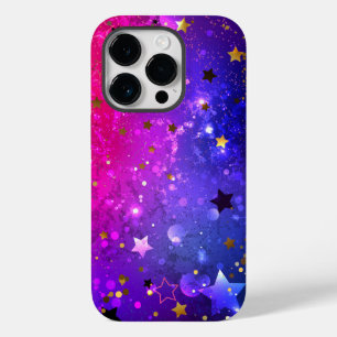 Coque Pour iPhone 14 Pro Arrière - plan rose brillant