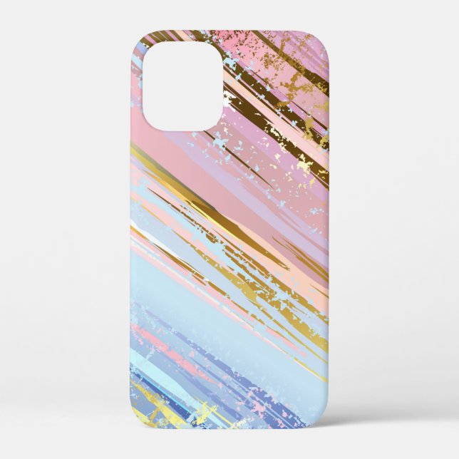 Coques Case-Mate iPhone Arrière - plan rose texturé (Verso)