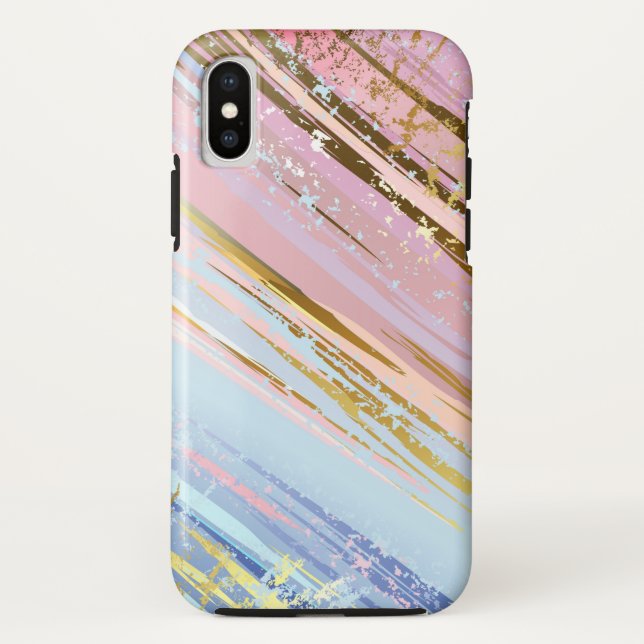 Coques Case-Mate iPhone Arrière - plan rose texturé (Dos)