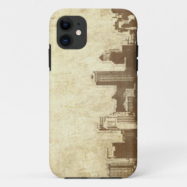 Coques Case-Mate iPhone Arrière - plan sale de ville (Dos)