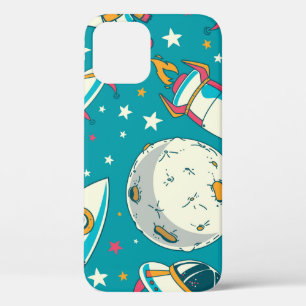 Case-Mate iPhone Case Arrière - plan sans couture avec astronautes de d