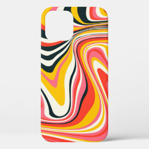 Case-Mate iPhone Case Arrière - plan super psychédélique. Abstrait color
