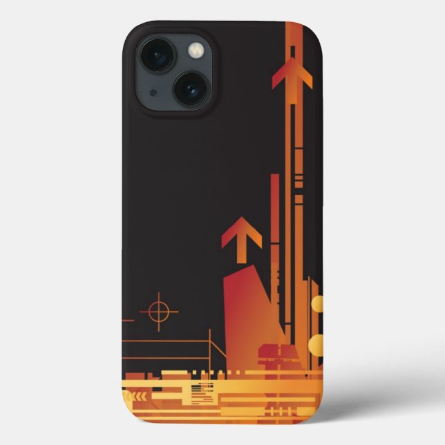 Coques Case-Mate iPhone Arrière - plan tramé technique 2 (Verso)